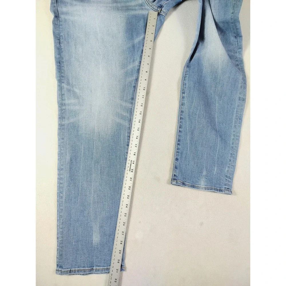 American Eagle Airflex+ Temp Tech Jeans Mens 38 Light Blue Athletic Tapered